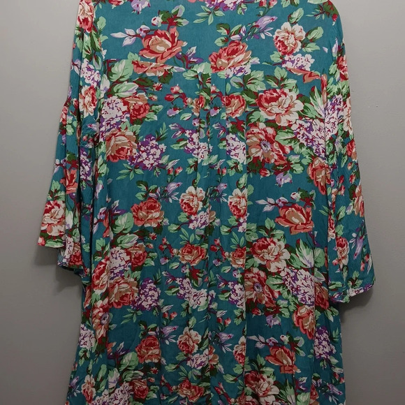 Umgee women's floral boho dress size S spring vacation cruise - Picture 4 of 7